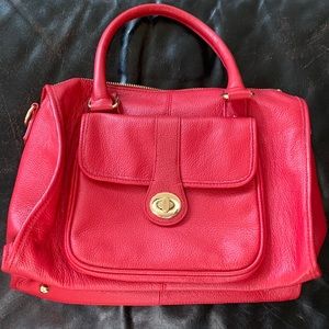 Ora Delphine Red Leather Purse